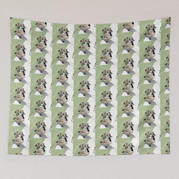 Item preview, Canada Geese Anime Style Art Print designed and sold by KaleChub.