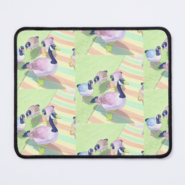 Item preview, Pastel Kawaii Canada Geese Art Print designed and sold by KaleChub.