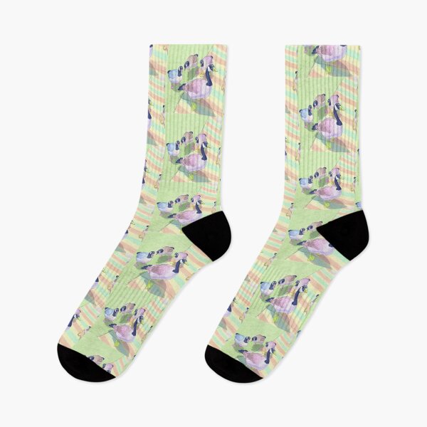 Item preview, Pastel Kawaii Canada Geese Art Print designed and sold by KaleChub.