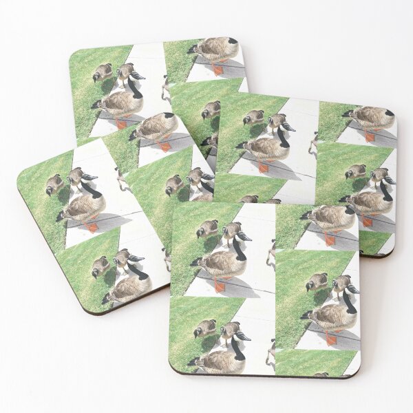 Item preview, Canada Geese Colored Pencil Art Print designed and sold by KaleChub.