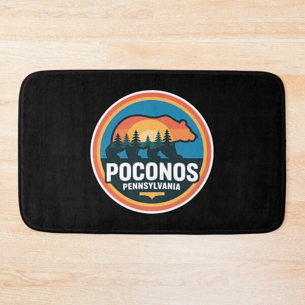Item preview, Poconos Pennsylvania Bear Sunset Forest Landscape designed and sold by brandtmcmichael.