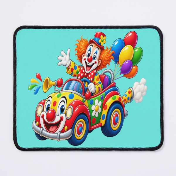 Item preview, Clown in clown car with balloons and honker designed and sold by JamesDunican.
