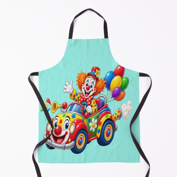 Item preview, Clown in clown car with balloons and honker designed and sold by JamesDunican.