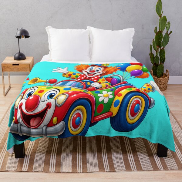 Item preview, Clown in clown car with balloons and honker designed and sold by JamesDunican.