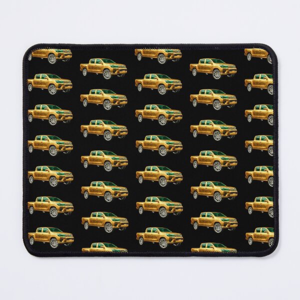 Item preview, Gold Toyota Hilux truck emerald glass car 4x4 designed and sold by C3R0.
