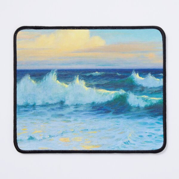 Item preview, Seascape waves classical masterpiece nautical ocean painting art print by Lionel Walden designed and sold by Jéanpaul Ferro.