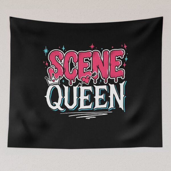 Item preview, Scene Queen Cute Emo Crown Broken Heart Gift designed and sold by Say It With Ink.