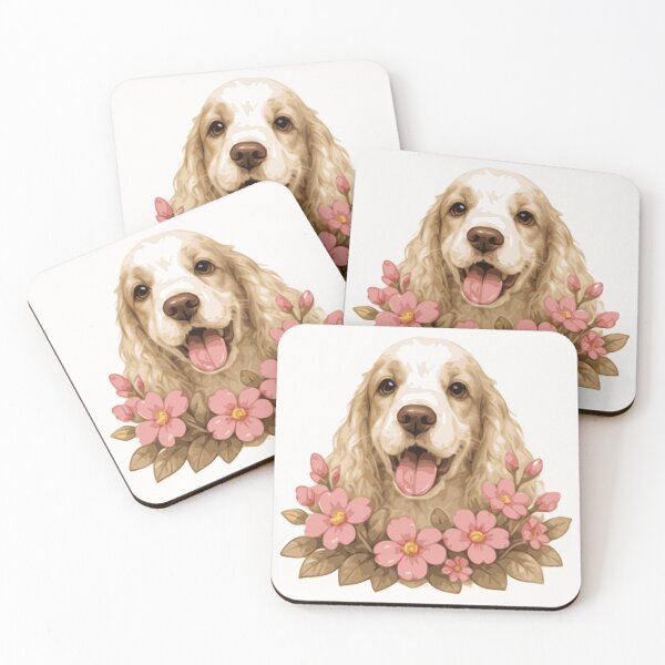 Item preview, Cocker Spaniel orange #7 designed and sold by Royal Spark Studio.