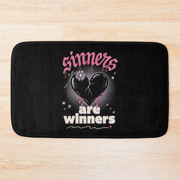 Item preview, Sinners Are Winners Emo Quote Broken Heart designed and sold by Say It With Ink.