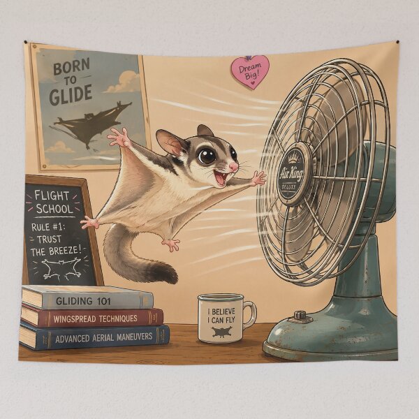 Item preview, Sugar Glider Flight School designed and sold by nikkolaus.