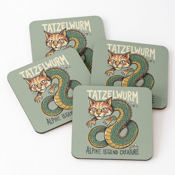 Item preview, Tatzelwurm Alpine Legend Cryptid Monster Vintage Graphic designed and sold by KiwiRider.