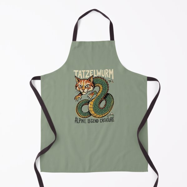 Item preview, Tatzelwurm Alpine Legend Cryptid Monster Vintage Graphic designed and sold by KiwiRider.