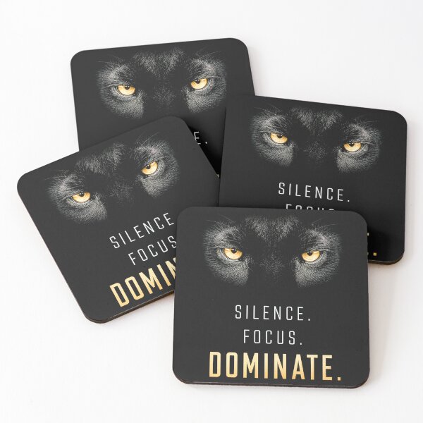 Item preview, Silence Focus Dominate Black Panther designed and sold by AndyGordon125.
