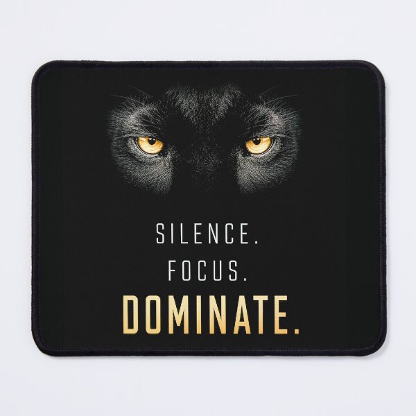 Item preview, Silence Focus Dominate Black Panther designed and sold by AndyGordon125.