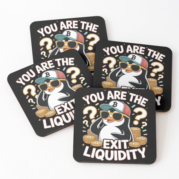 Item preview, You Are The Exit Liquidity Funny Crypto Trading and Stock Market Meme designed and sold by SkymarArt.