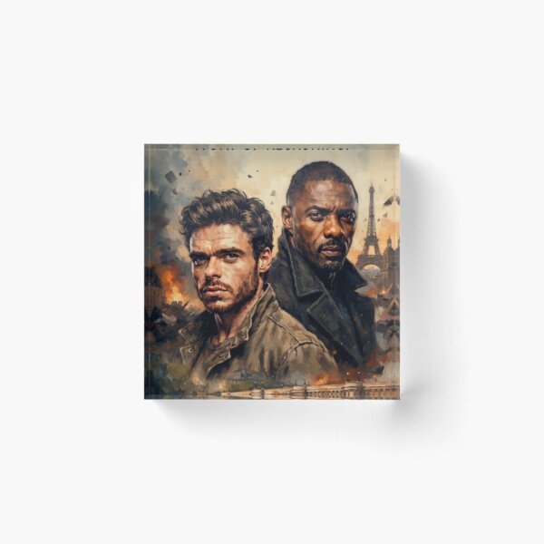 Item preview, Bastille Day Action Thriller Fine Art Tribute designed and sold by Art's Diner.