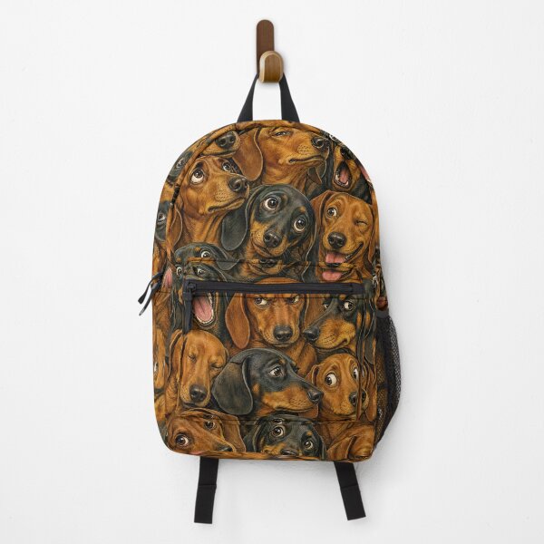 Item preview, Cute Dachshund Faces Portrait Collage designed and sold by merchxwear.