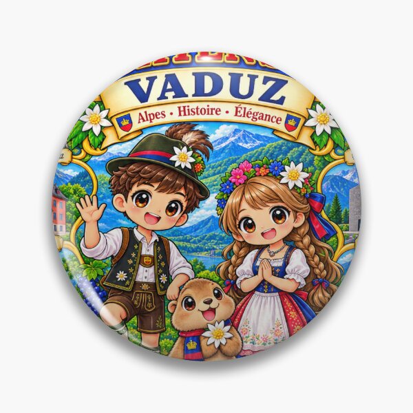 Item preview, Liechtenstein Vaduz – Kawaii Travel, Alps and Culture of Liechtenstein designed and sold by Cifi64.