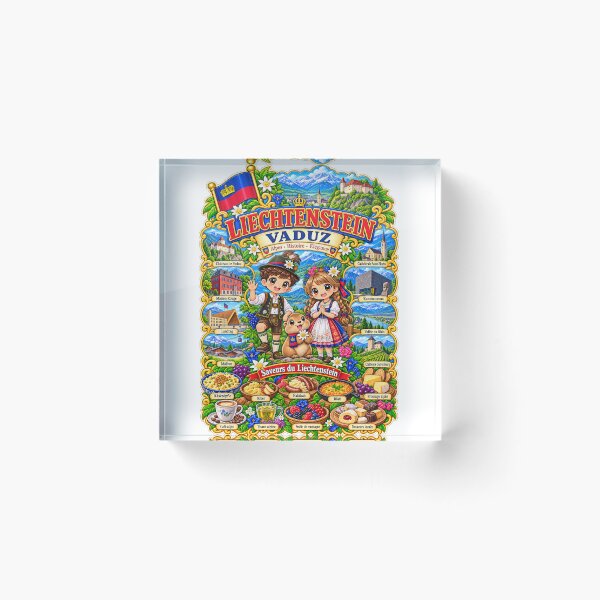 Item preview, Liechtenstein Vaduz – Kawaii Travel, Alps and Culture of Liechtenstein designed and sold by Cifi64.