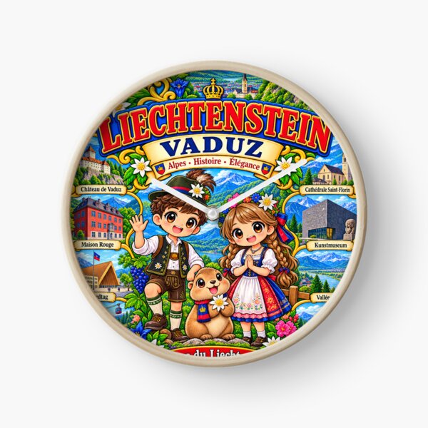 Item preview, Liechtenstein Vaduz – Kawaii Travel, Alps and Culture of Liechtenstein designed and sold by Cifi64.