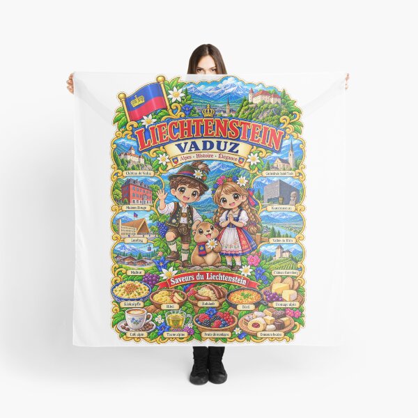 Item preview, Liechtenstein Vaduz – Kawaii Travel, Alps and Culture of Liechtenstein designed and sold by Cifi64.