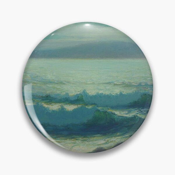 Item preview, Hawaiian coast seascape waves classical masterpiece nautical ocean painting art print by Lionel Walden designed and sold by Jéanpaul  Ferro.