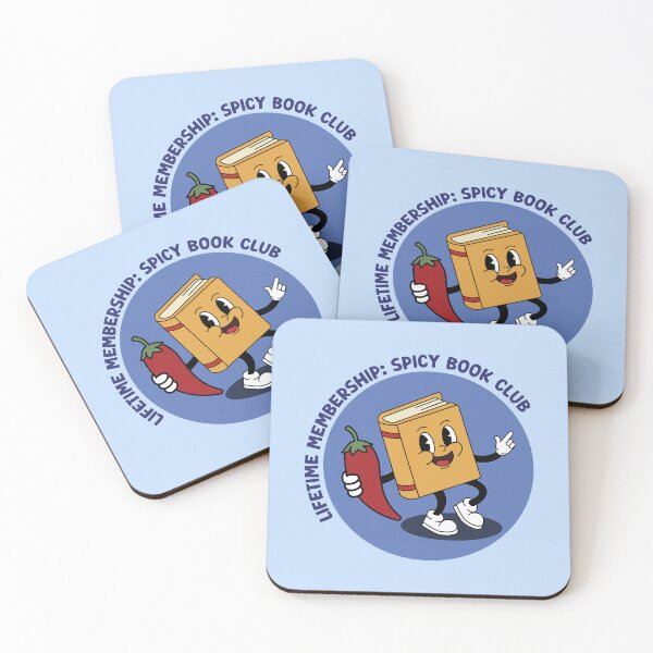 Item preview, Lifetime Membership Spicy Book Club Cartoon Book Lover Design designed and sold by Hallowed Artistry.