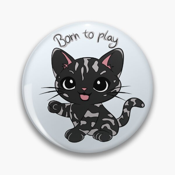 Item preview, Born to Play Cat designed and sold by Phyllya Design.
