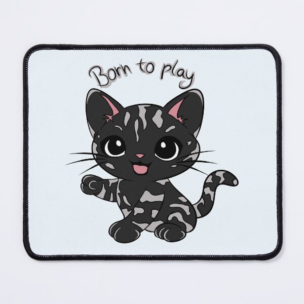 Item preview, Born to Play Cat designed and sold by Phyllya Design.