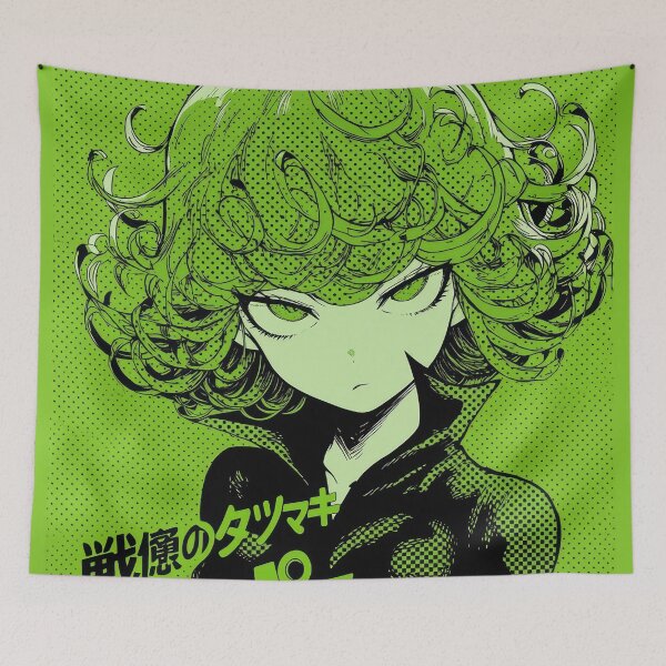 Item preview, Tiny Tornado Psychic Babe Halftone designed and sold by AnimeArsenalPrints.