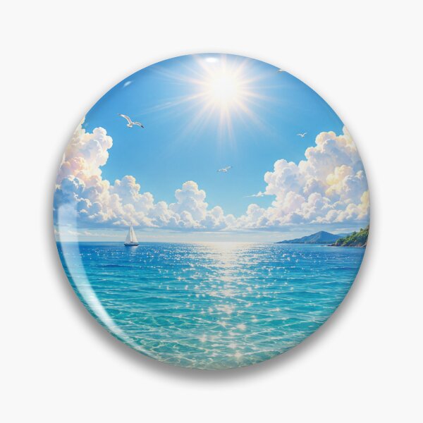 Item preview, Ocean Under Radiant Sunrise Mouse pad  designed and sold by Designertanya.