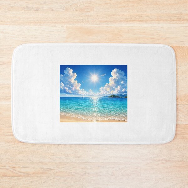 Item preview, Ocean Under Radiant Sunrise Mouse pad  designed and sold by Designertanya.
