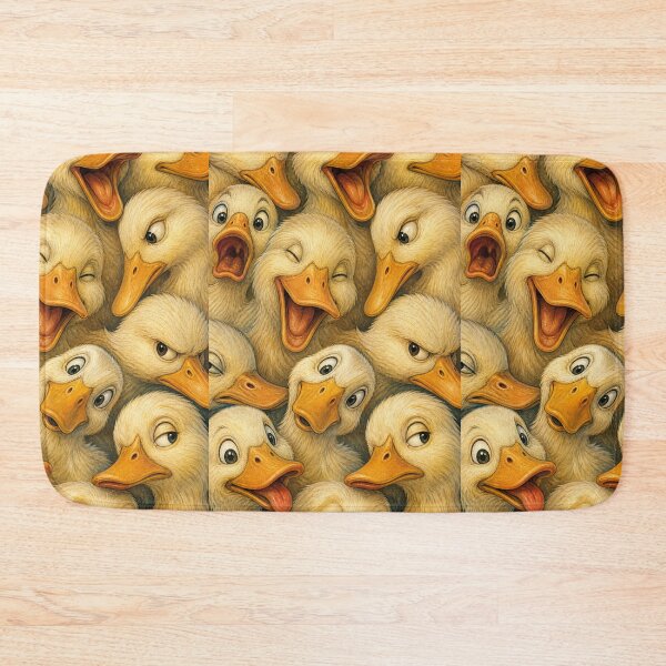 Item preview, Cute Duck Faces Portrait Collage designed and sold by merchxwear.