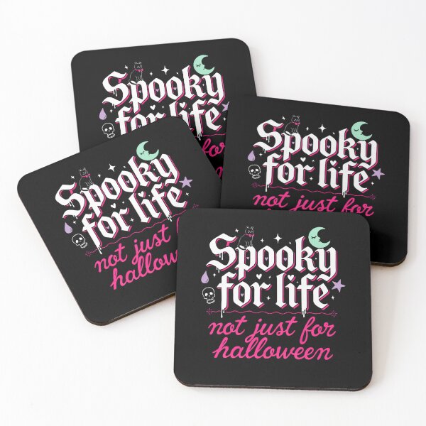 Item preview, Spooky For Life Halloween Emo Black Cat Gift designed and sold by Say It With Ink.