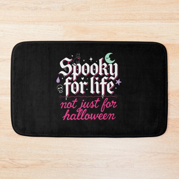 Item preview, Spooky For Life Halloween Emo Black Cat Gift designed and sold by Say It With Ink.