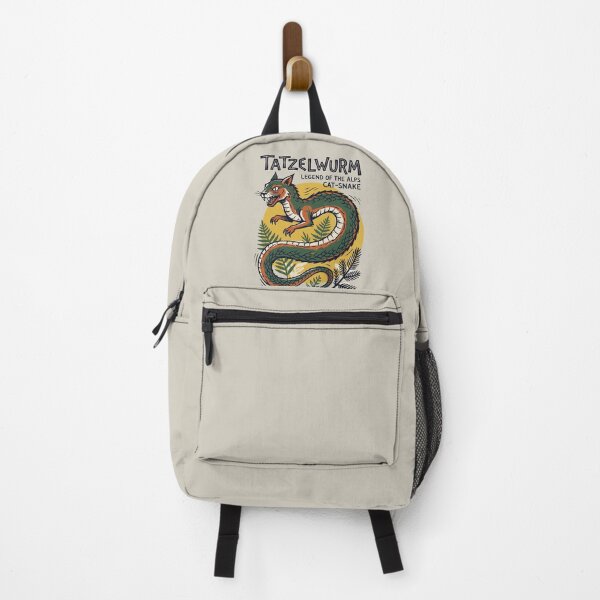 Item preview, Tatzelwurm Cat Snake Legend of the Alps Cryptid Illustration designed and sold by KiwiRider.