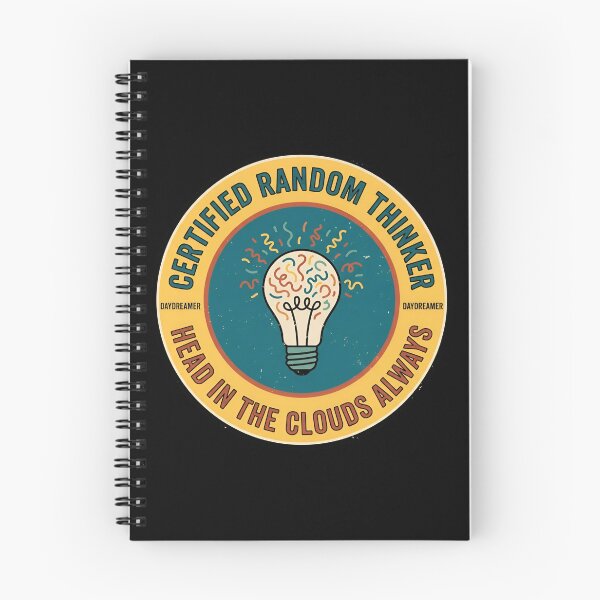 Item preview, Certified Random Thinker Daydreamer Vintage Badge designed and sold by DuckOddity.
