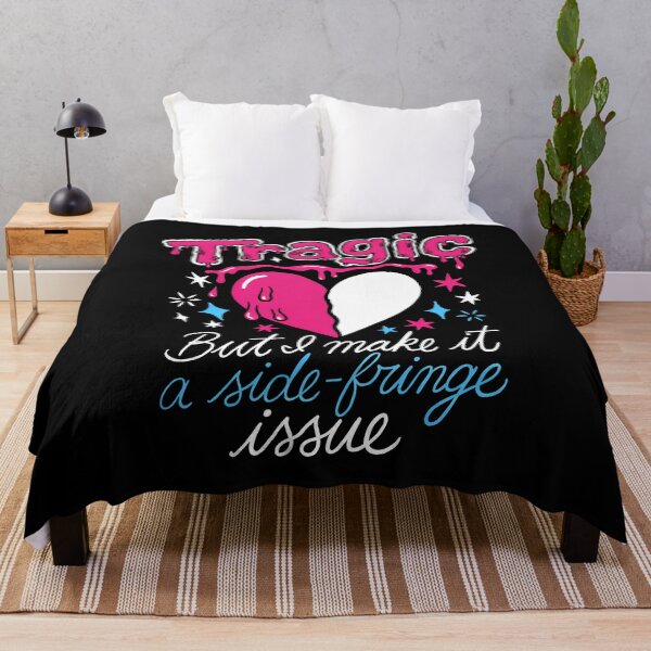 Item preview, Tragic Side Fringe Funny Emo Quote Gift designed and sold by Say It With Ink.