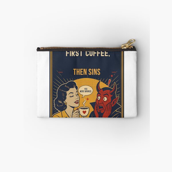 Item preview, She Likes the Devil. Time for coffee. designed and sold by LookWhatIGot.