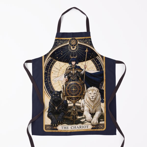 Item preview, The Chariot Tarot Card Celestial Warrior designed and sold by MythicMood.