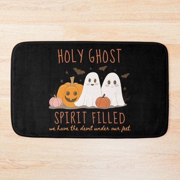 Item preview, Cute Vintage Halloween Ghost and Pumpkins, Holy Spirit Filled Christian, Spooky Season Autumn  designed and sold by Forevermore.