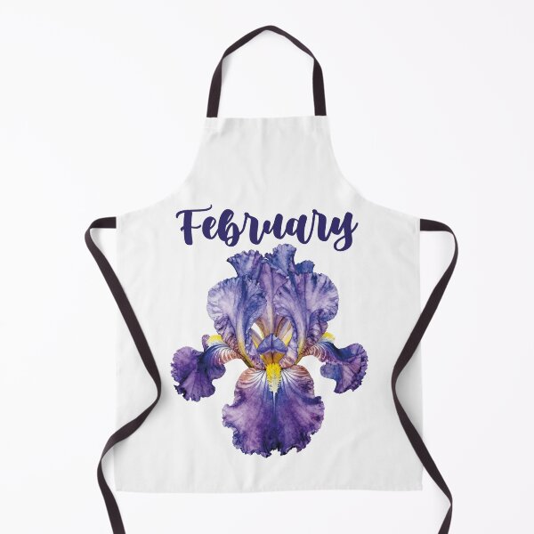 Item preview, Watercolor Purple Iris February Birth Flower designed and sold by WildArtIT.