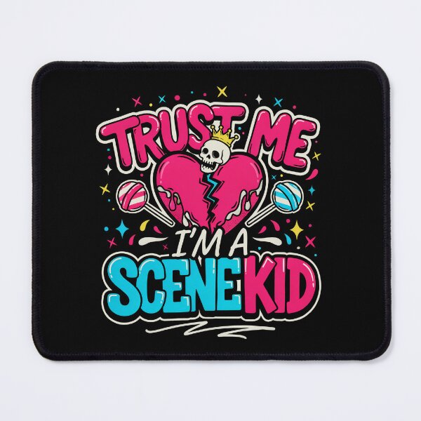 Item preview, Trust Me I'm A Scene Kid Skull Heart Gift designed and sold by Say It With Ink.