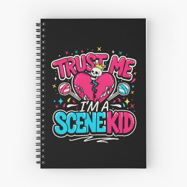 Item preview, Trust Me I'm A Scene Kid Skull Heart Gift designed and sold by Say It With Ink.