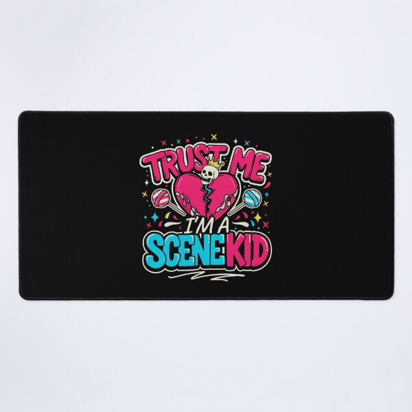 Item preview, Trust Me I'm A Scene Kid Skull Heart Gift designed and sold by Say It With Ink.