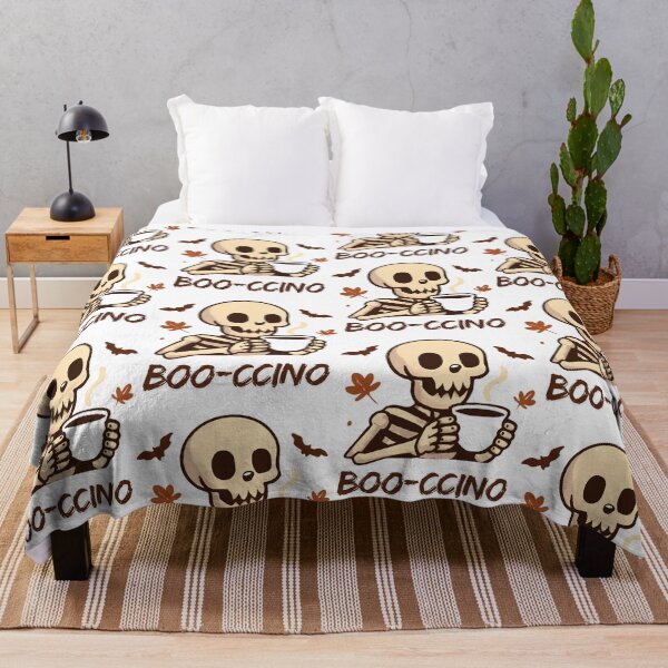 Item preview, Boo-ccino Skeleton Coffee Spooky Halloween Autumn Design designed and sold by CutieGalore.