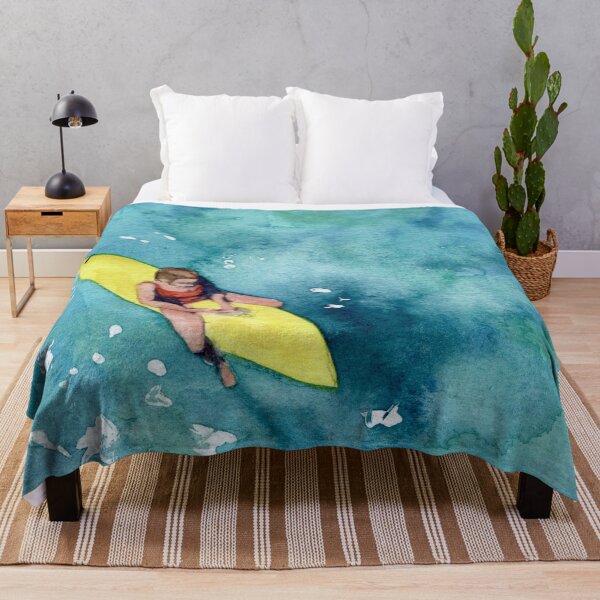 Item preview, Surfer Watercolor Original designed and sold by JanavanderKolk.