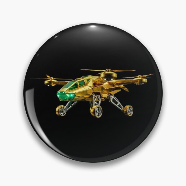 Item preview, Gold Drone emerald glass robot designed and sold by C3R0.