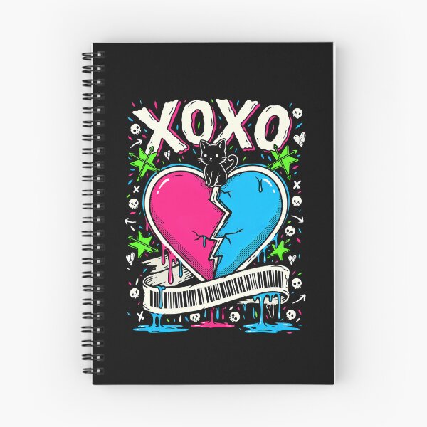 Item preview, XOXO Barcode Broken Heart Scene Kid Gift designed and sold by Say It With Ink.