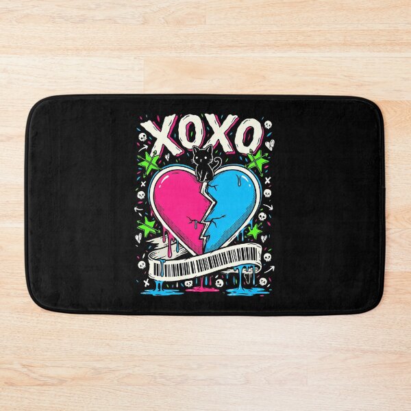 Item preview, XOXO Barcode Broken Heart Scene Kid Gift designed and sold by Say It With Ink.